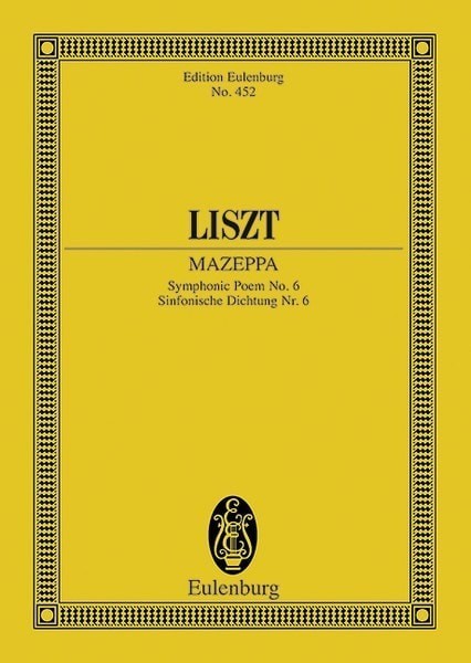 Liszt: Mazeppa (Study Score) published by Eulenburg